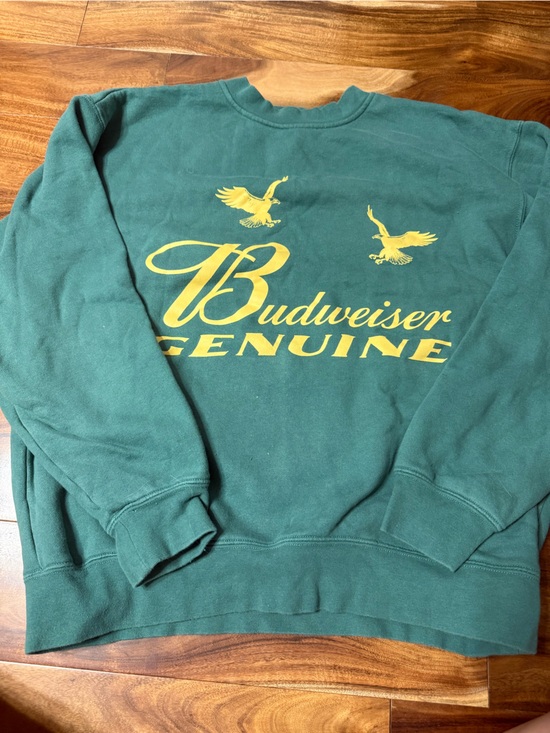 PacSun Sweaters - PacSun Teal Crewneck Pullover with Red Logo Tag